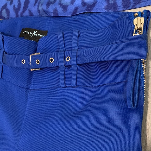 GUESS BY MARCIANO cobalt blue Leppard outfit - Picture 11 of 14